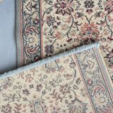 Vintage Beige Grey-Blue Runner Rug