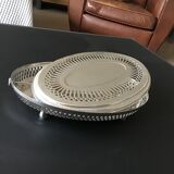 Silver heating coaster