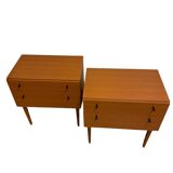 Pair of bedside tables/nightstands 1960
