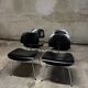 Set of 4 DCM chairs in black ash – Charles & Ray Eames for Vitra