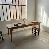 Oak farm table 220 cm