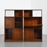 Pair of oscar furniture bookcases, circa 1955