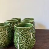 Vintage 50s-60s cabbage-shaped slushie coffee cups