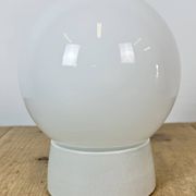 Vintage White Porcelain Ceiling Light, 1970s