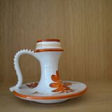 Deruta handle candle holder