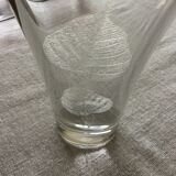 Vase en verre épais