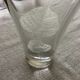 Thick glass vase