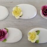 Porte couteaux porcelaine fine aynsley english bone china vintage