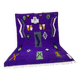 Off-white Moroccan rug with colorful patterns, 250cm x 150cm