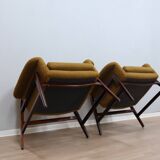 Mid century armchairs Gianfranco Frattini style 1950s