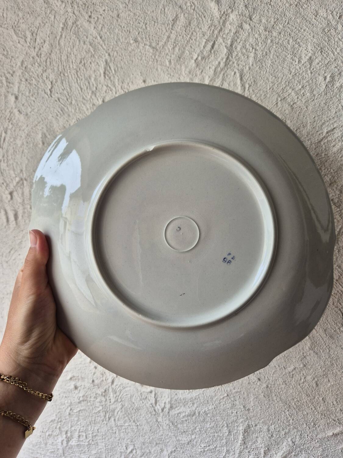 Vintage round serving dish