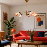 Chandelier moderne à 5 bras Sputnik
