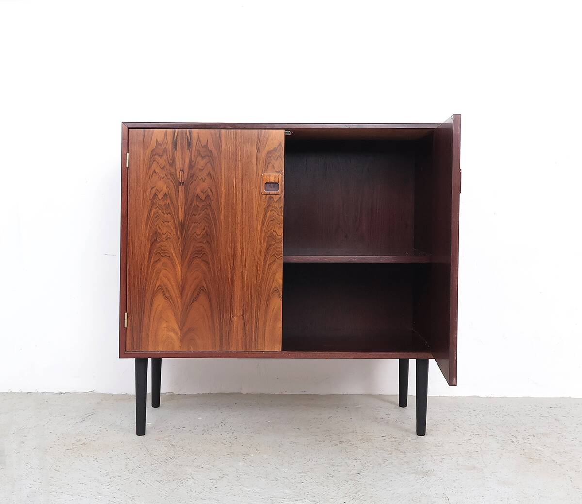 Danish design rosewood wardrobe with 2 doors, 1960s