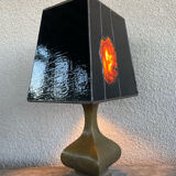 Vintage desklamp in brass and agate, 1970