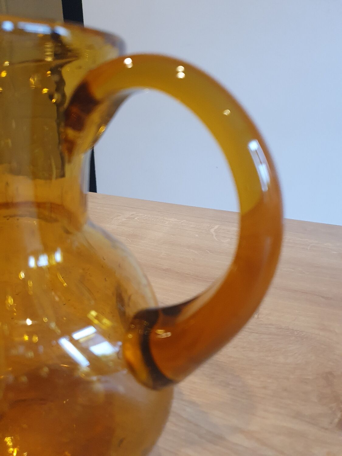 La Rochere bubbled glass carafe