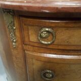 Chest of drawers half moon old Louis XVI style