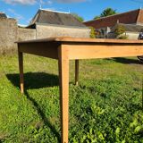 Cherry wood farmhouse table circa 1930