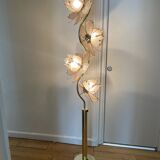 Italian lotus flower floor lamp