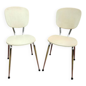 Paire de chaises vintage 70'