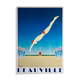 Poster Deauville Large Format - Razzia - 1982 - Signed by the artist - On linen