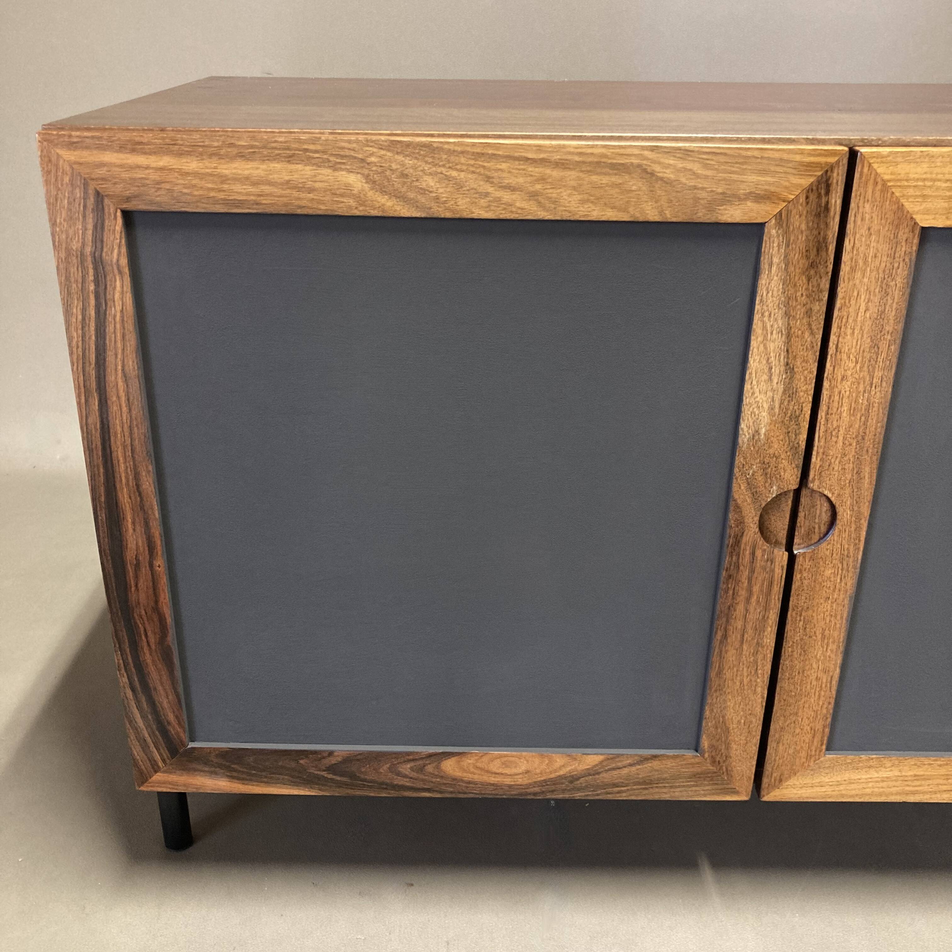 Scandinavian design rosewood chest of drawers 1950.