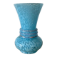 Vintage blue lichy glass vase
