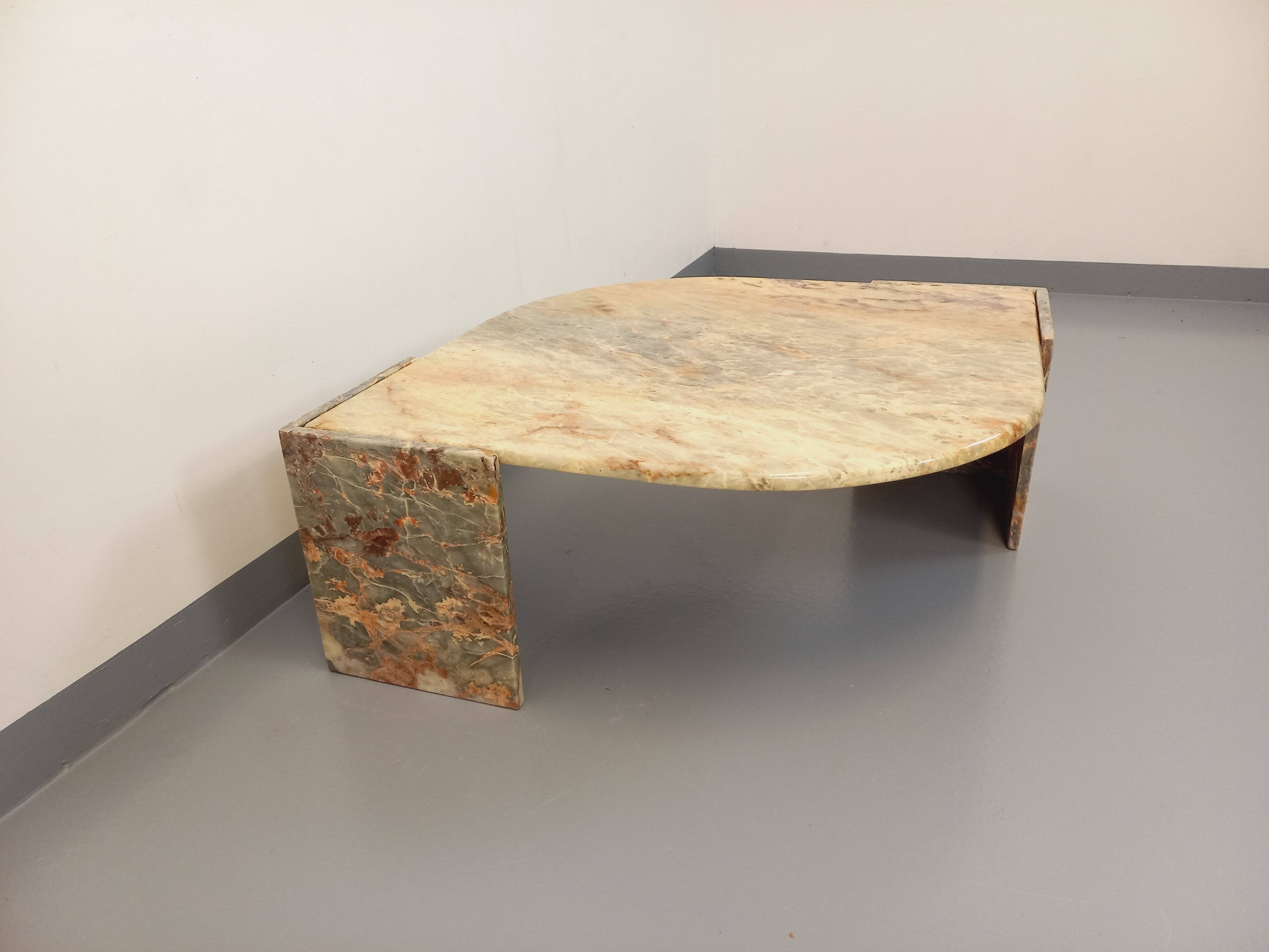 Vintage marble coffee table from the 70s