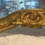 Mirror rocaille style Louis XV in wood and gilded stucco XX century