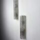 Pair of Lucite tube wall sconces by Geru Leuchten, frosted effect, Germany 1970s