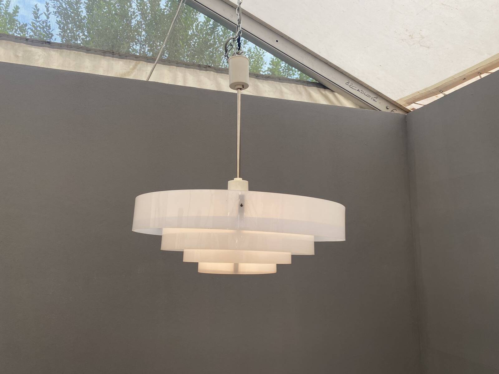 Vintage wasp nest shaped pendant, Czechoslovakia 1970´s