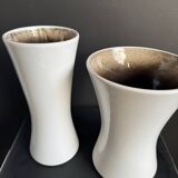 Vases diabolo céramique West Germany années 60