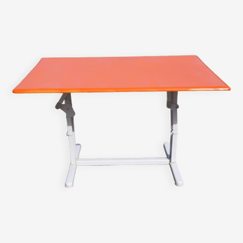 Table repliable fer et bois