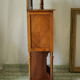 Louis XVI style music cabinet in walnut, 20th century.