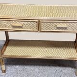 Commode rotin