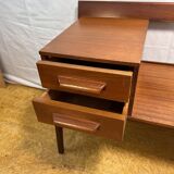 Mid-Century Retro Vintage Teak Telephone Seat by Chippy Heath 1960 British