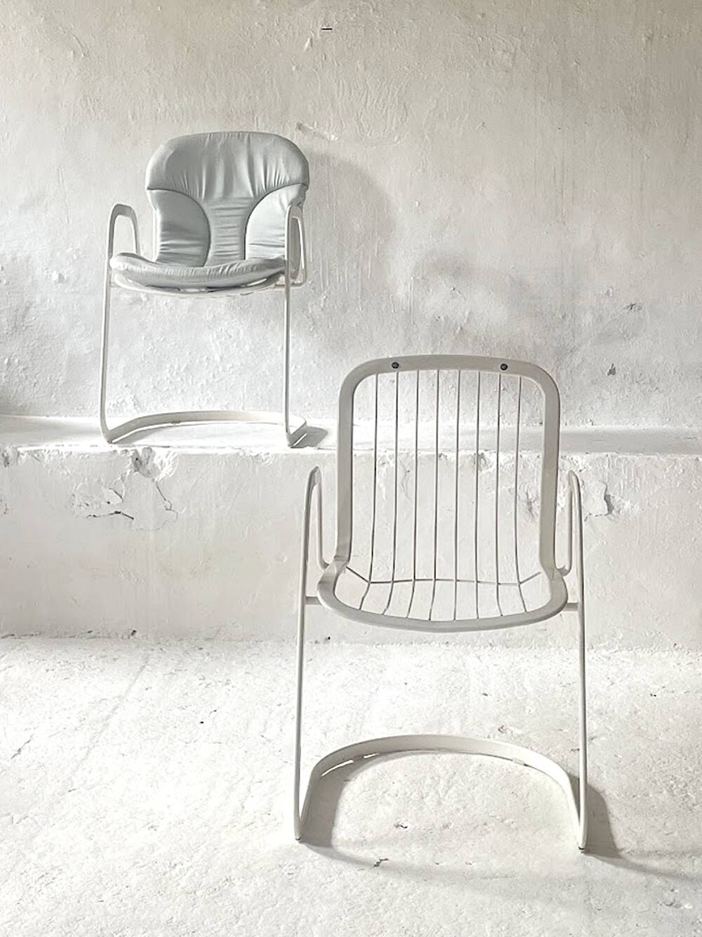 Cidue dining armchair by Willy Rizzo Italy 1970s