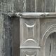 Louis XV style fireplace in black Belgian marble, circa 1880