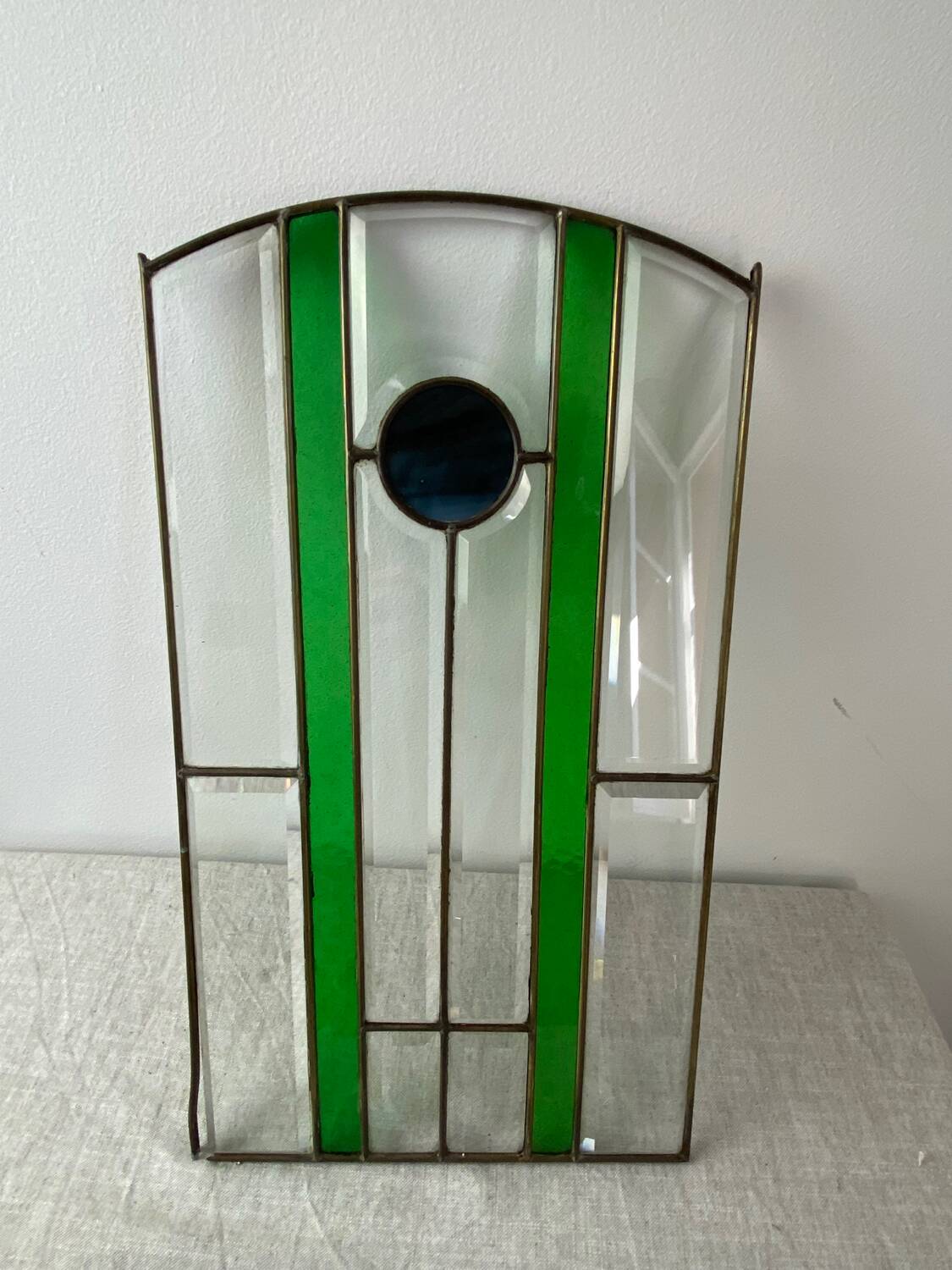 Stained glass beveled and cabochon