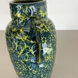 Vase multicolore Super Color Crusty Fat Lava Scheurich, Allemagne WGP, années 1970