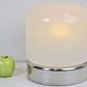 Mid-Century Table Lamp in Frosted Glass and Aluminium from Doria Leuchten, 1960s