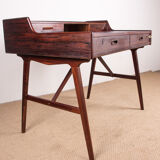 Danish rosewood desk, model 56 by Arne Wahl Iversen for Vinde Mobelfabrik 1960.