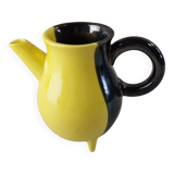Ancien pot à lait, en céramique bicolore, Luc Lucchesi, de Vallauris