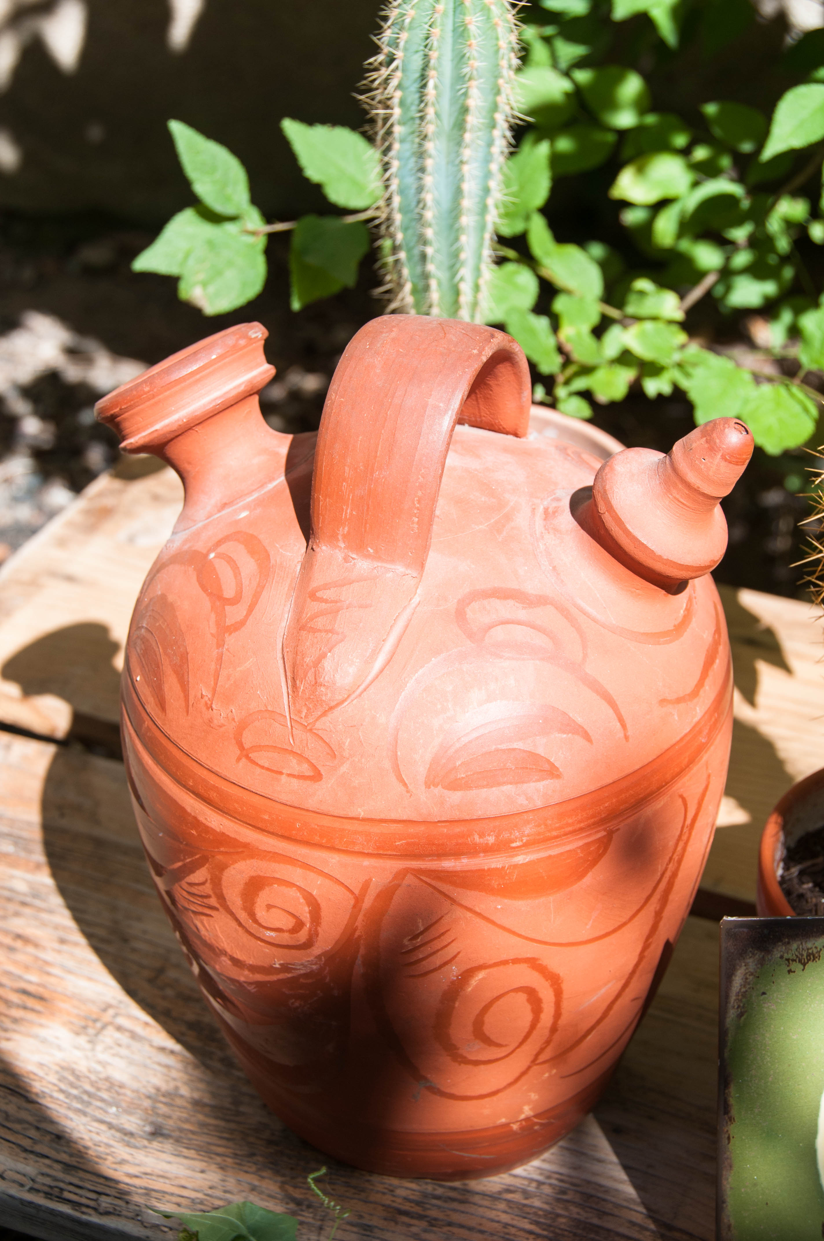 Terracotta jug