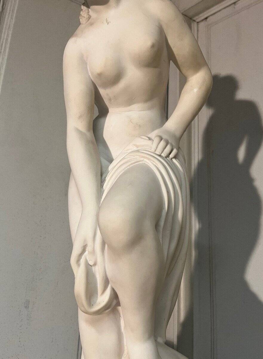 "Venus at Bath" sculpture by Dal Torrione, 20th century.