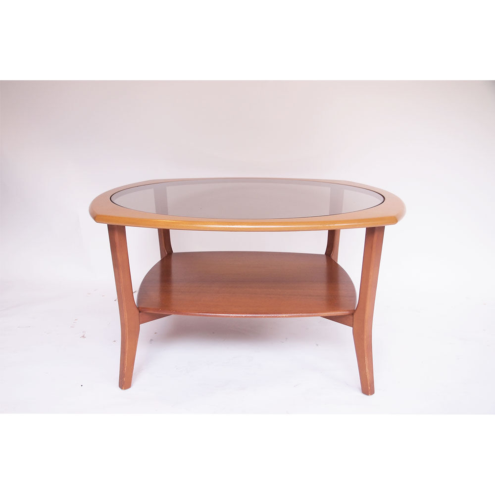 Square vintage Scandinavian coffee table