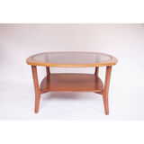 Square vintage Scandinavian coffee table