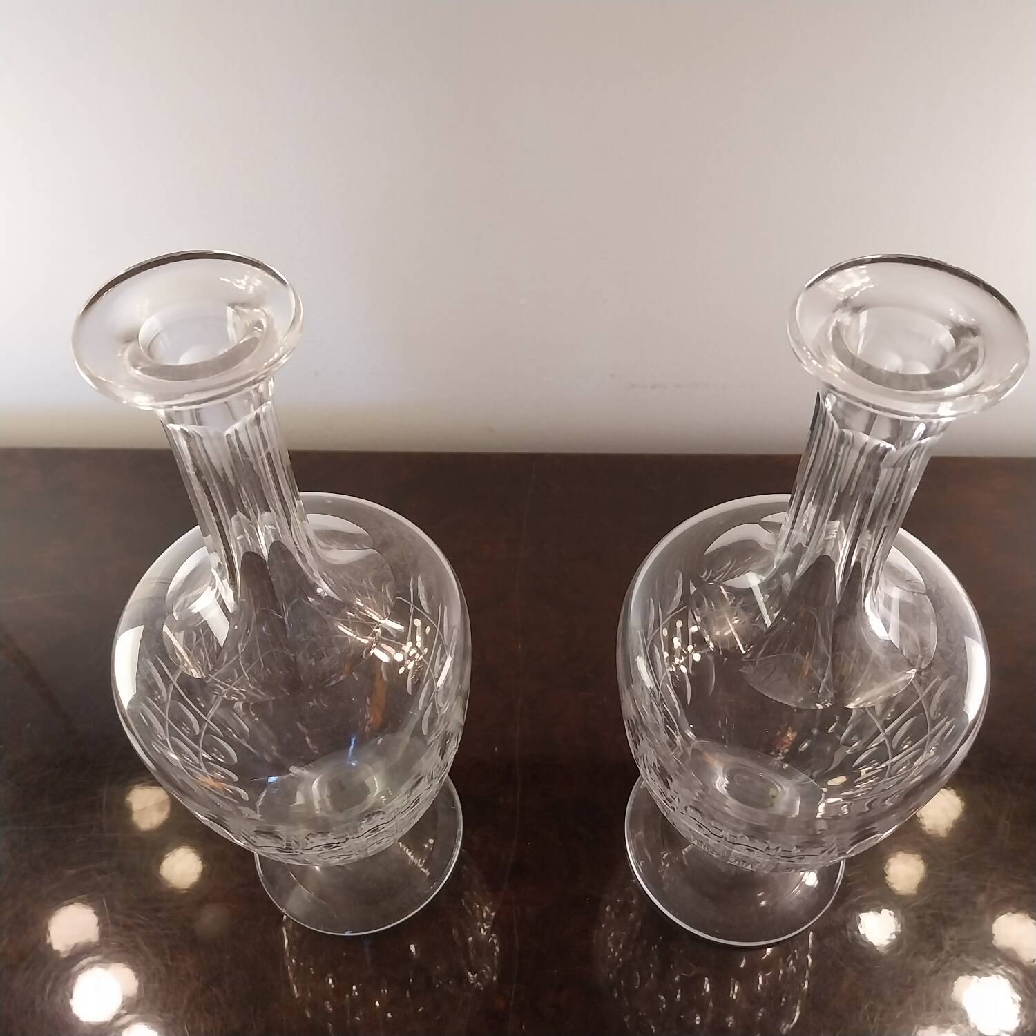 Crystal carafes