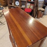 Small Louis Philippe style cherry wood sideboard