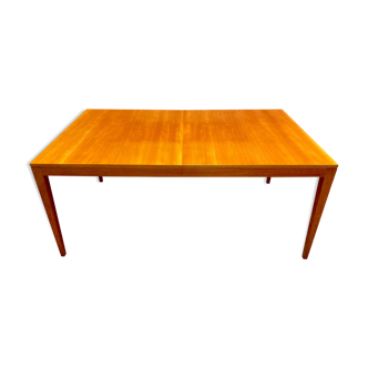 High table with scandinavian design extensions 1950