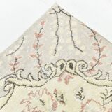 7x10 Cream Brown Oriental Vintage Area Rug, 203x308Cm SK 23587